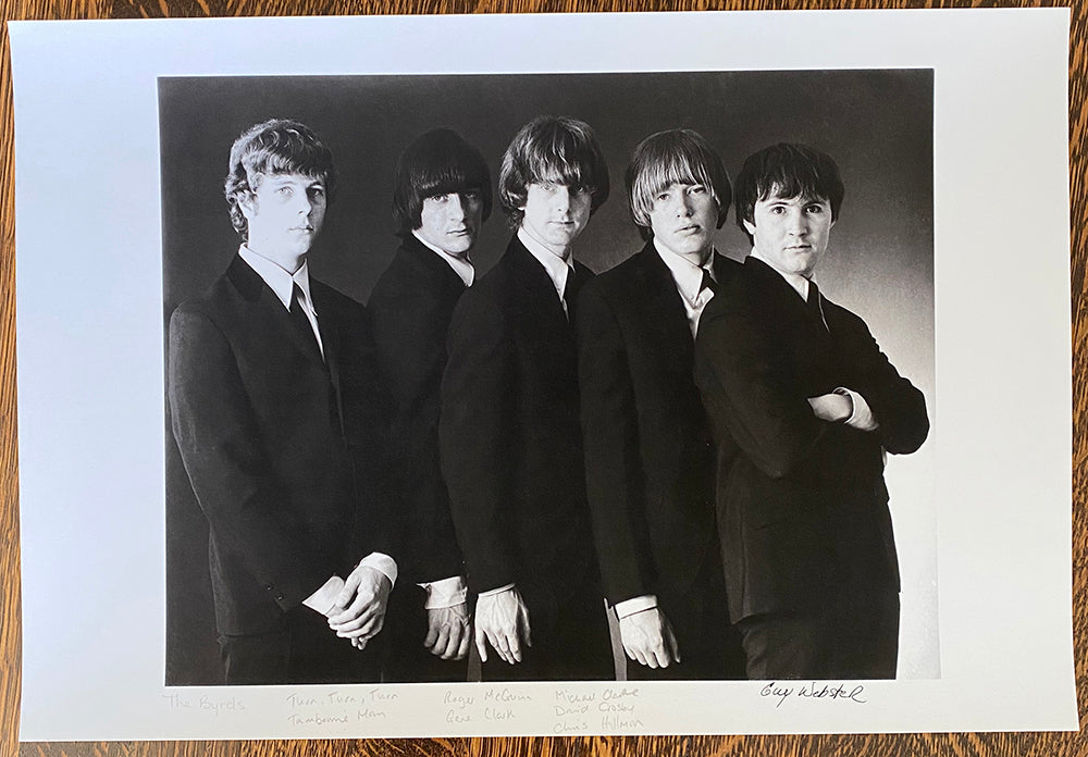 The Byrds - Signed Print